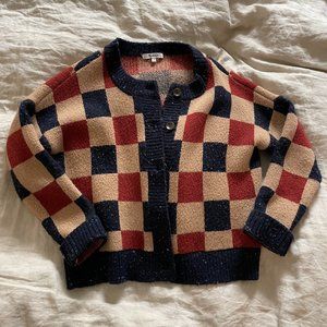Madewell Checkered Cardigan